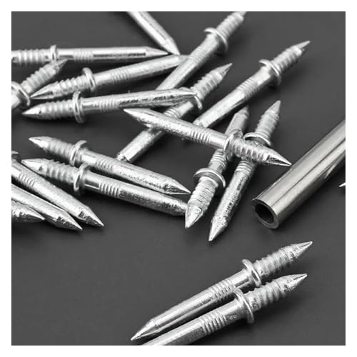Clavos de doble cabeza 200 pcs, metálicos, resistentes al óxido para molduras de madera miniatura 2