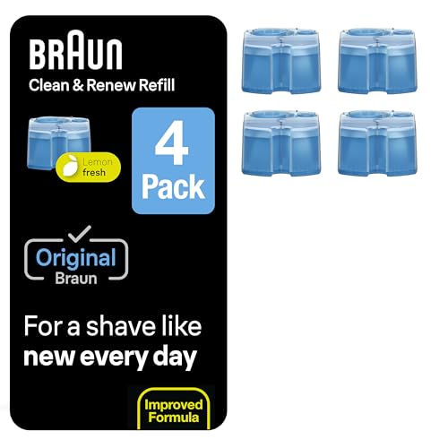 Braun Clean & Renew Refill Cartridges CCR, Replacement Shaver Cleaner
