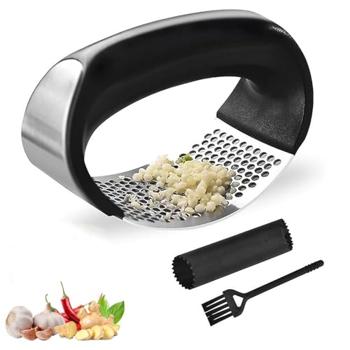 Kitchen Garlic Press Rocker - 304 Stainless Steel