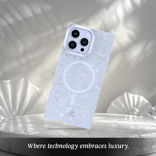 Image of COCOMII Rectangle for iPhone 13 Pro Case, Iridescent Opal