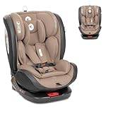 Lorelli Kindersitz Ares i-Size (40-150cm) Isofix, verstellbar, Sitz 360° drehbar beige braun
