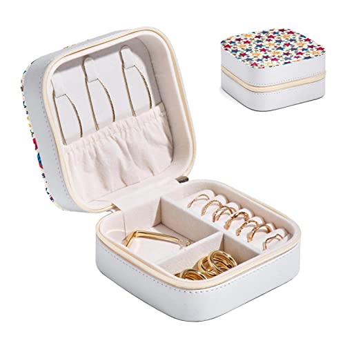 Organiseur de bijoux pour boucles d'oreille et bagues petit format anti rayures