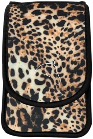 The Horse Holster Cell Phone Holder, Cheetah, S/M - Holds All Cellphones, Money, Credit Cards, Lip Balm, Safely Secure Essentials During Activity, 4 Ways to Wear, Riding, Biking, and More