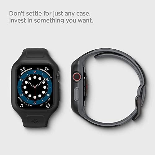 Spigen Liquid Air Pro Compatible with Apple Watch Case with Band for 44mm Series 6/SE/5/4 - Black
