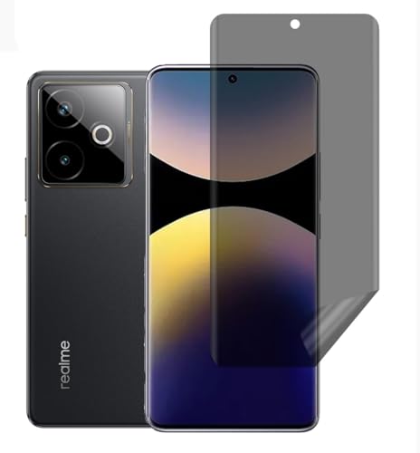 Image of ZARALA Privacy Hydrogel Screen Protector for Realme GT 7, Realme GT 7T and GT 7T Anti-Spy Flexible TPU Private Protective Film, Anti-Scratch Anti-Peeping Ultra-Thin Soft Hydrogel Protective Film