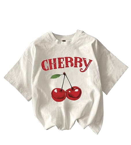 Image of Jawdrobe Cotton Blend Oversized Fit Half Sleeve Printed Round Neck T-Shirt for Women