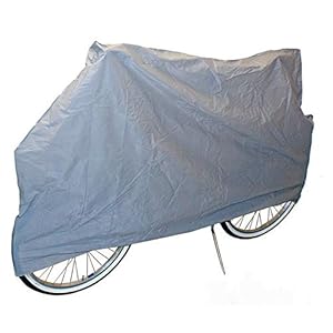 MOM’S GADGETS Water Resistant Bicycle Cover for Sturdy Bicycle 26X4 inch Mountain Cycle (Silver)