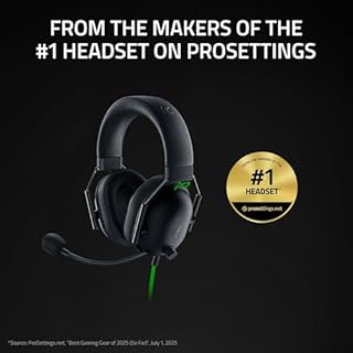 Razer BlackShark V2 X Cuffie da gaming: 7.1 Surround Sound - Driver da 50 mm - Cuscino Memory Foam - per PC, PS4, PS5, Switch, Xbox One, Xbox Series X|S, Mobile - Jack da 3,5 mm - Nero