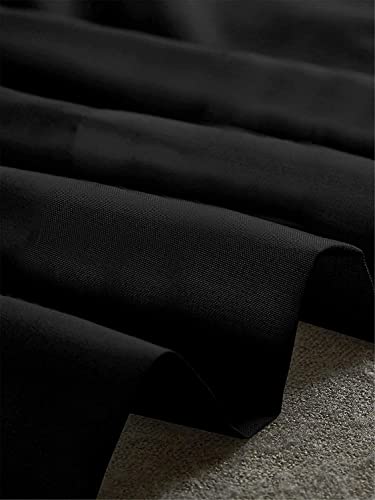 Nd Black Bed Sheets, Hotel Luxury Bedding Sheets & Pillowcases, Extra Soft Deep Pocket Up To 14", Wrinkle Fade Stain Resistant, 4 Piece Set (Black, Queen) #TOP3