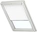 Produktbild VELUX Original Solar Verdunkelungsrollo DSL 104 1025 Für//GGL, GTL, GPL, GHL, GXL 104//in Stofffarbe 1025/Uni Weiß//Seitenschienen in Silber_15516