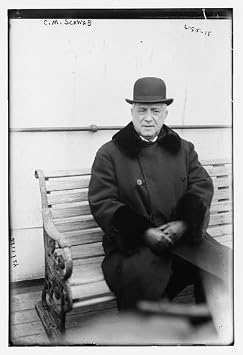 HistoricalFindings Photo Charles Michael Schwab,American Steel magnate,Benches,Ship Passengers,Boats