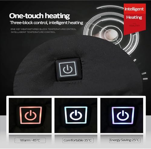 Chaqueta térmica para hombre con 4 zonas de calefacción y tres niveles de intensidad talla 3XL 7