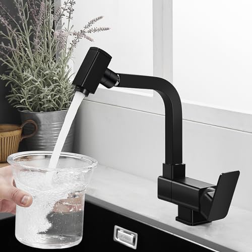 Robinet de cuisine rabattable noir fenetre bloquee solution evier