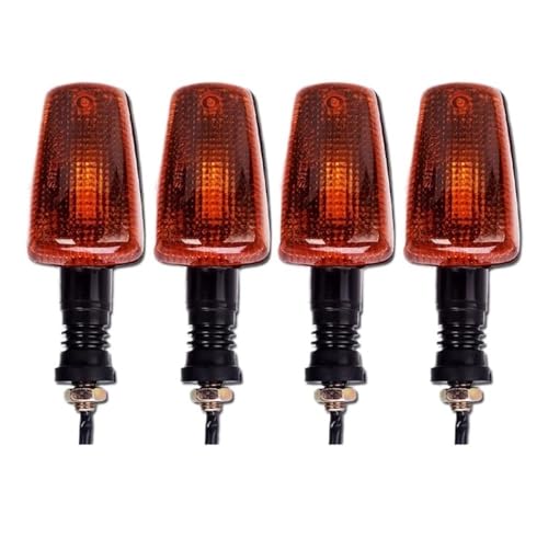 Clignotants moto ambre pour Yamaha XJR1300 XJR400 SRX600 FZR400, pack de 2 paires avant et arrière