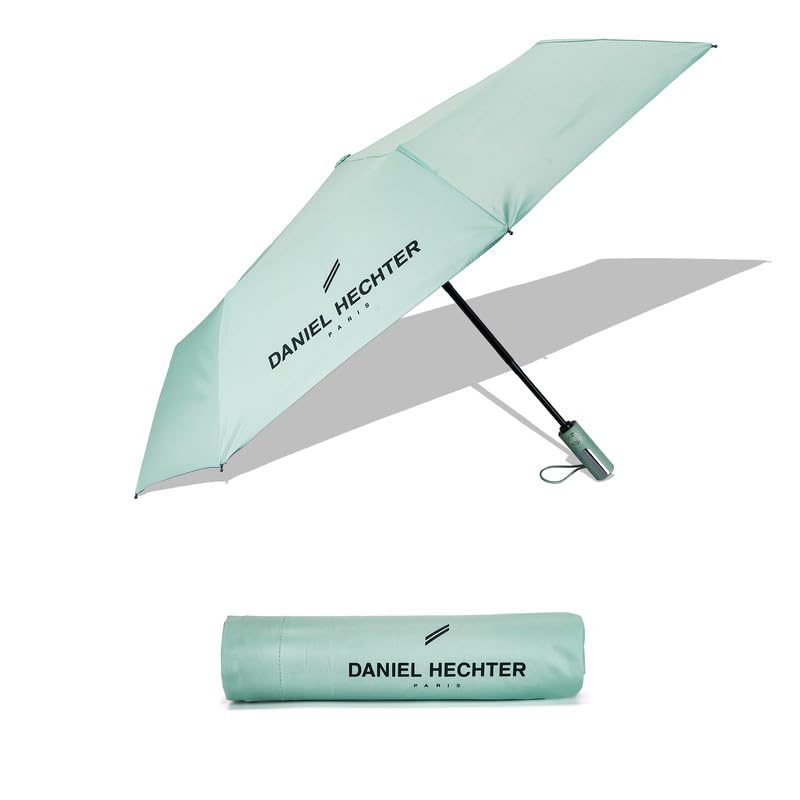 Paris Folding Umbrella for Men & Women, Auto Open & Close, Lightweight Compact Design, 37 Inch Water Resistant Canopy, Portable Travel Umbrella for Ra