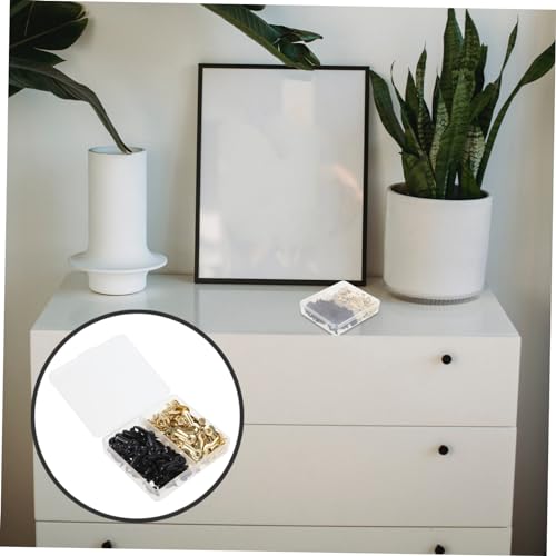 Image of PRETYZOOM 240pcs Frame Picture Turn Button Fasteners Screws Photo Frame Hardware Backing Clips for Easy Installation and Removal of Pictures