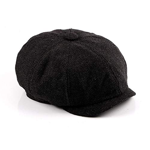 Golf-Fashion-Solid-Hat-Newsboy-MenWomen-Traditional-Casual-Cabbie-Flat-Easy-Cap-Baseball-Caps-Beret-Woman-Wool