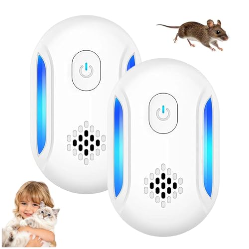 Vermix Pulse Pro 2026 - Repelente de plagas ultrasónico más fuerte y seguro, eficaz repelente de insectos, enchufe, para el hogar, cocina, sótano, disuadir a ratones, moscas, cucarachas, arañas (2