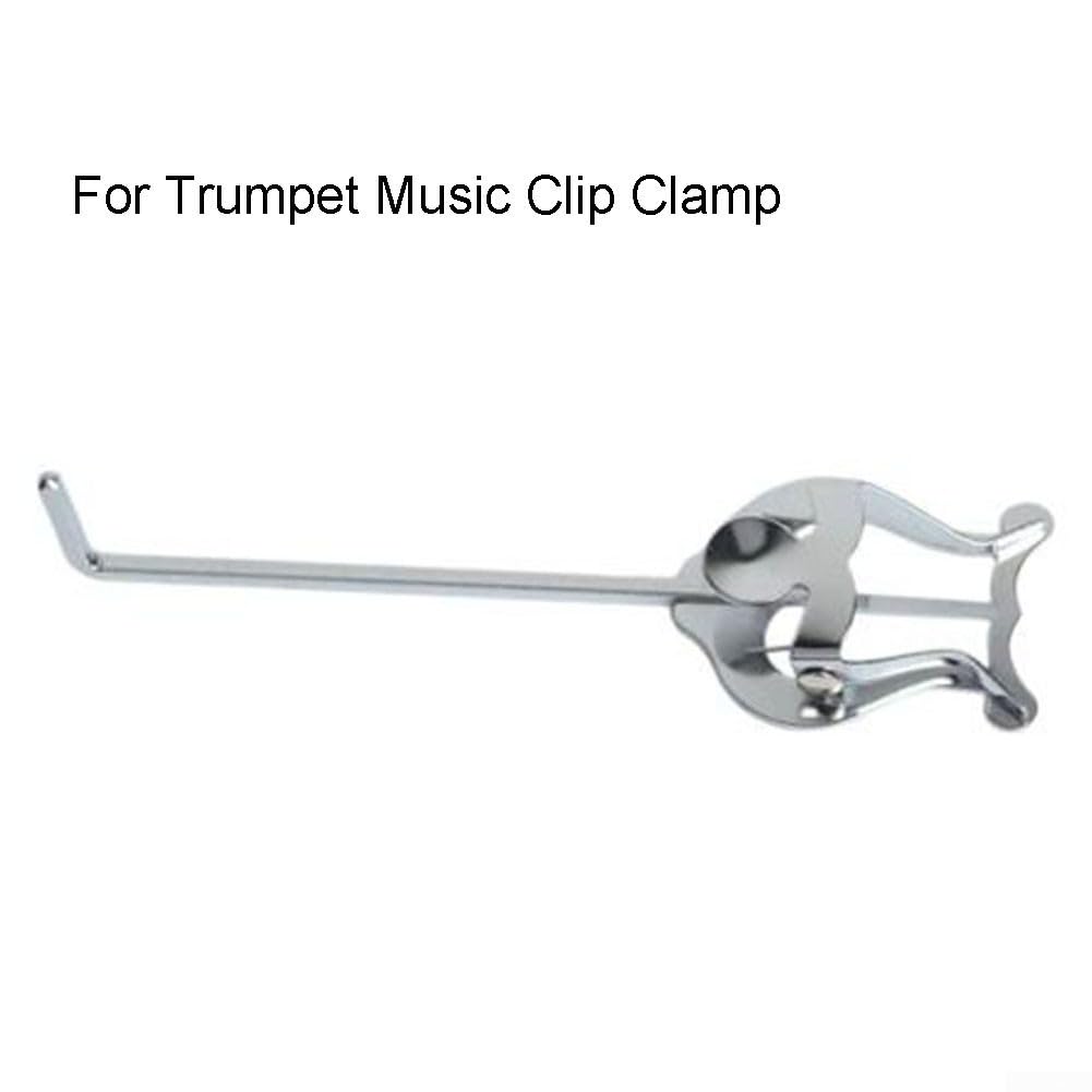 Lyre Pour Saxophone Ou Trompette - Support Partitions Pliable | Métal Léger
