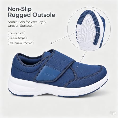 Image of Extra Wide Diabetic Shoes for Men Women, Sneaker for Edema Swollen Feet