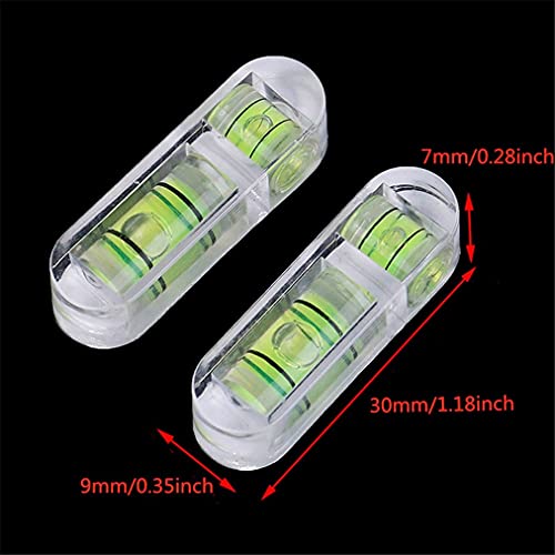 3X Mini Bubble Spirit Levels 30X9Mm Spirit Level Bubble Measuring Instruments Layout Tools #TOP3