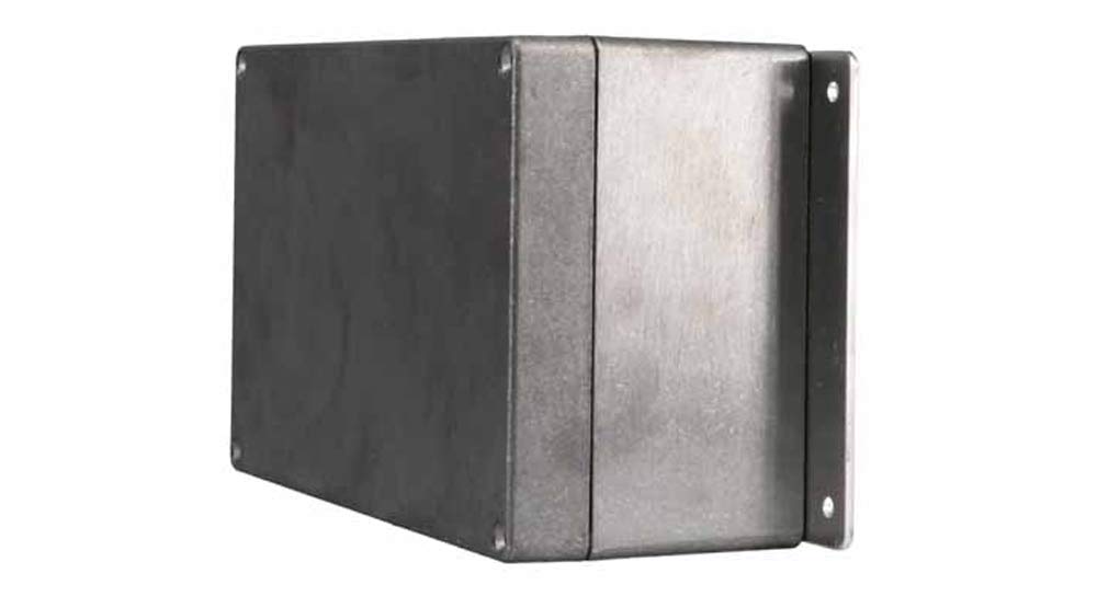 BUD Industries AN-2822-A IP68 Aluminum Enclosure with Mounting Flanges 7.87" L x 4.72" W x 2.95" D, Natural
