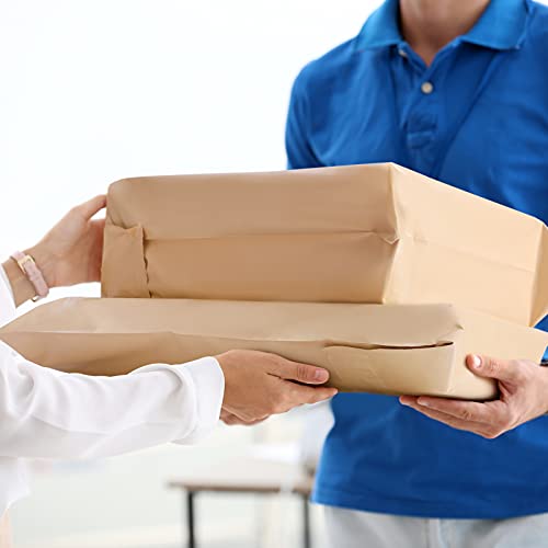Image of Metronic Poly Mailers 14.5x19 100 Pack, Large Shipping Bags for Clothes | Strong Adhesive Waterproof Tearproof Mailing Bags, Shipping Envelopes, Packaging Bags, Clothing, Small Business, Champagne.