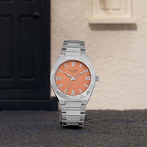 Image of Sonata Poze 9 with Quartz Analog with Sheet Metal Strap Watch for Men