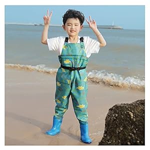 Waders Steltlopers In Cartoonpatroon, PVC + Gebreide Stof, Waterdichte Kleding Voor De Kleuterschool, Zakontwerp (Color : STYLE-A, Size : XXXXL/1 piece)
