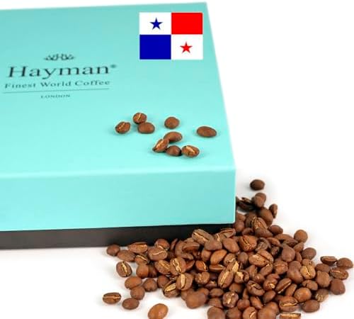 Hayman, 100% Panama Geisha Coffee Beans, Whole Bean, Medium Roast, 454g