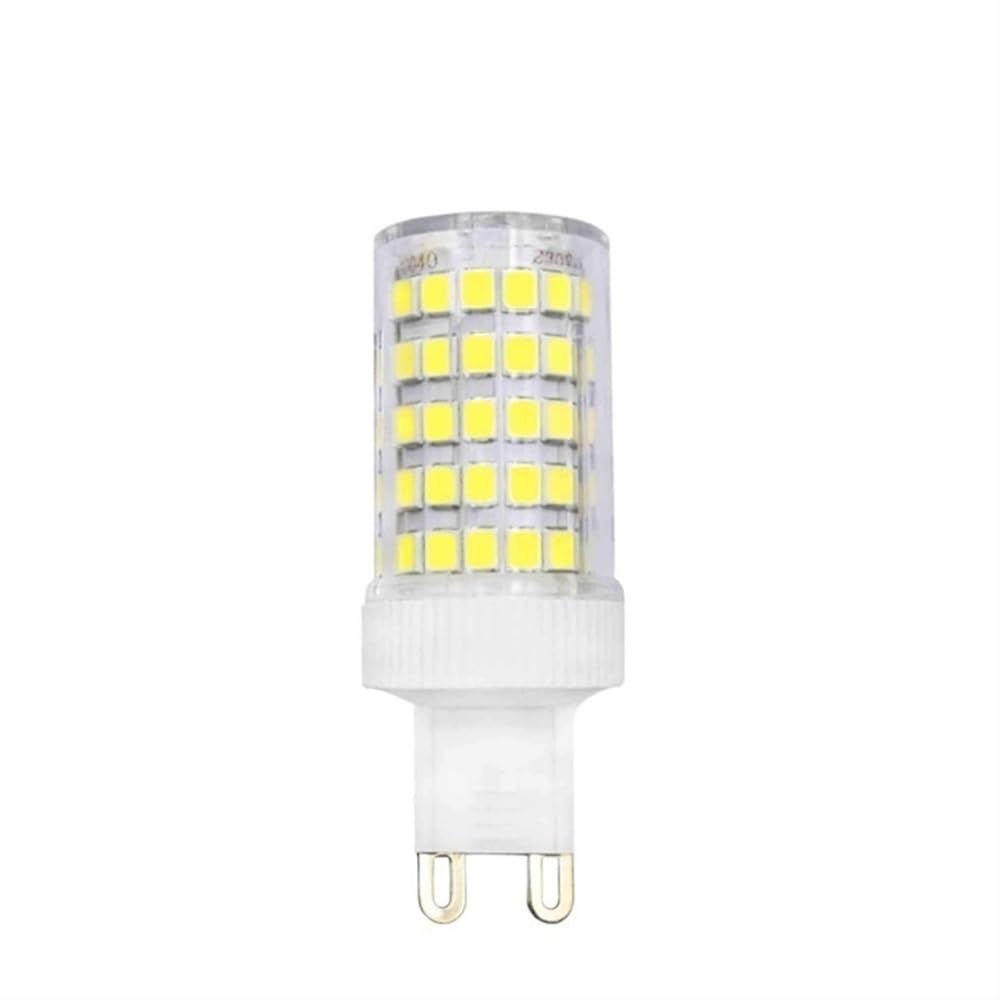 YSJX Lighting, Confezione da 10, Lampada LED in ceramica di mais 10W G9-Pin 2835SMD AC220V Sorgente luminosa a LED senza sfarfallio Lampadine per la casa(Blanc)