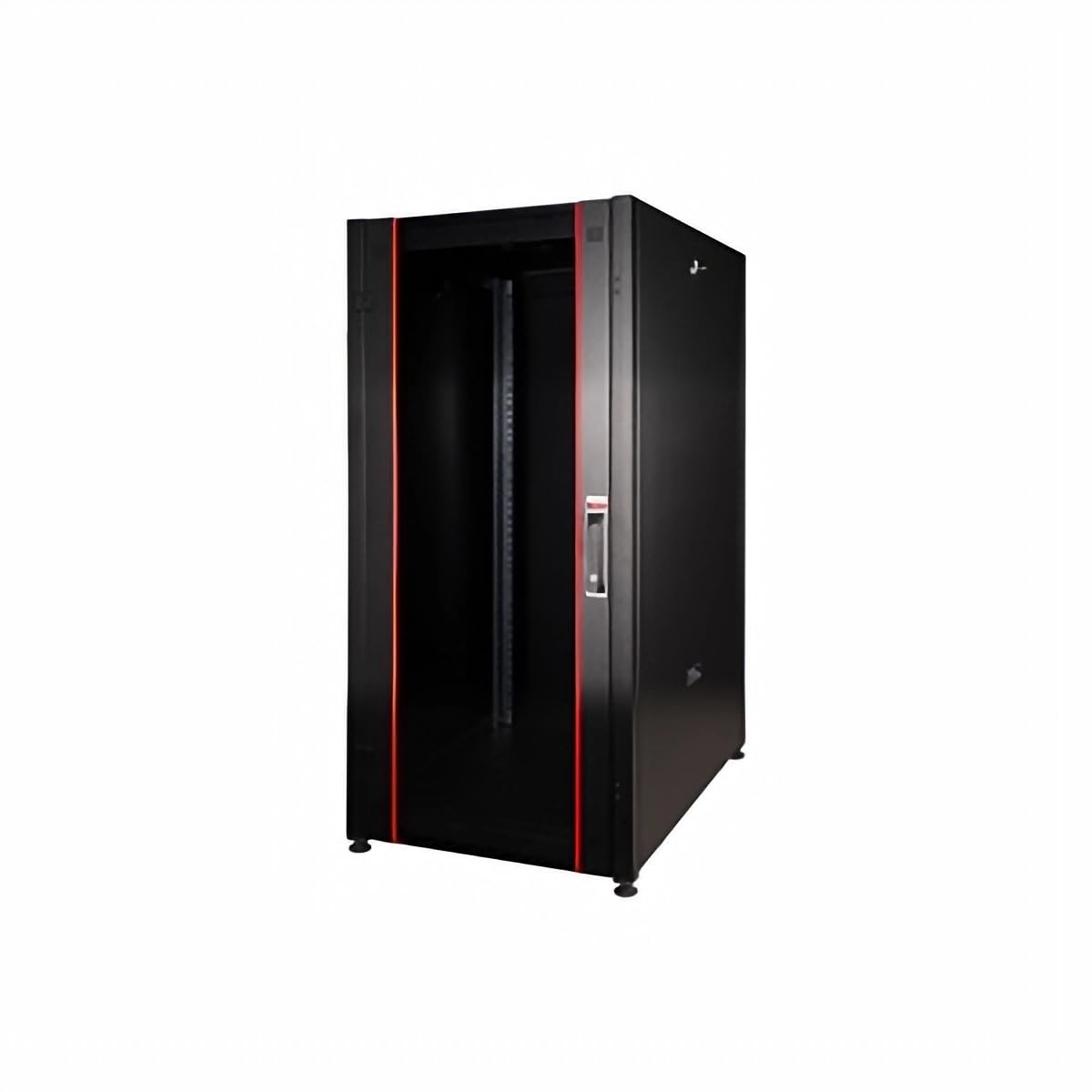 ARMADIO RACK PER RETI 19" 32U (A)1558, (L)600, (P)600 COLORE NERO PORTA VETRO SERIE EAVI