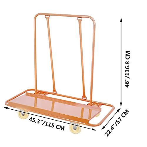 Trolley dolly 3000LBS Professionele Drywall Winkelwagen Dolly voor het hanteren van wandpanelen Drywall Rock Sheet Panel… - Afbeelding 3