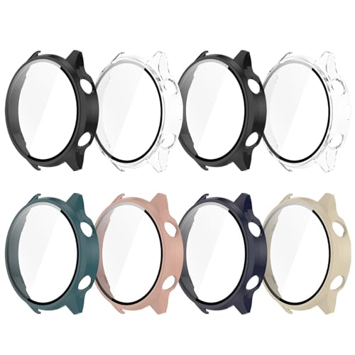 Coque OnePlus Watch 2R en polycarbonate rigide avec protection d'écran intégrée - Lot de 8