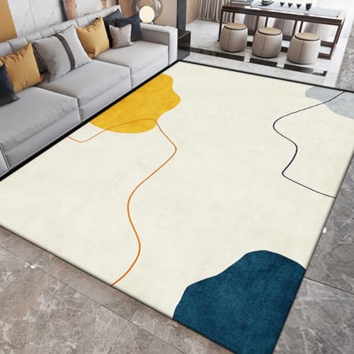 lsjdln ラグ カーペット マット 洗える120*180cm低反発 200*300 北欧モダン幾何学おしゃれ3畳 4畳5畳6畳絨毯 耐摩耗性 防ダニ 防音掃除容易い 滑り止め付 じゅうたん リビングマット 掃除やすいラグ 一年中使える冷房 床暖房対応