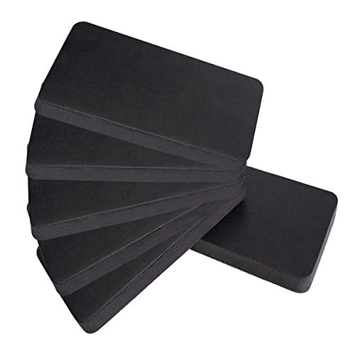 PPGE home Tapis Anti Bruit pour Tapis de Course, Tapis Anti-Vibration, Tapis de Protection de Sol pour Rameurs, Cycles, Elliptique, Crosstrainers et Autres Appareil Fitness 6 pcs Cover