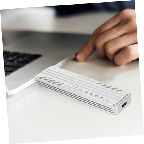 Adaptador USB para SSD Nvme Enclosure de Aluminio Plateado miniatura 4