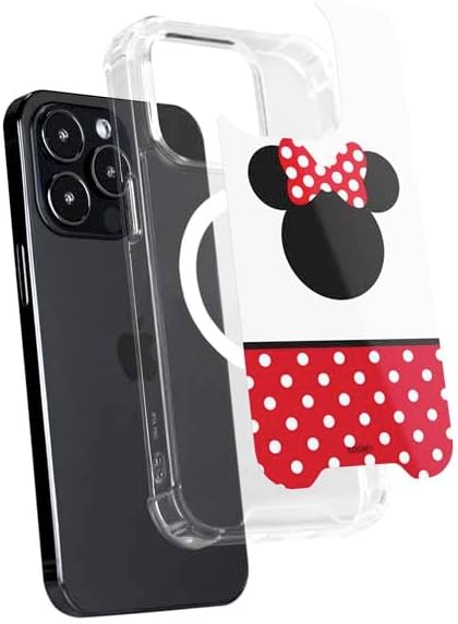 Skinit Phone Case Compatible with MagSafe iPhone 16 Pro Max - Officially Licensed Disney Minnie Mouse Symbol Design