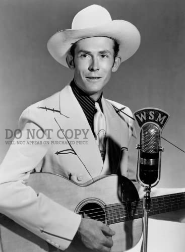 Photo Hank Williams 1951 pour decoration murale salon esthetique retro affiche musique country