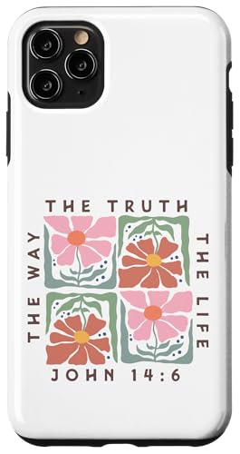 John 14:6 The Way The Truth The Life �t���[�����f�U�C�� �X�}�z�P�[�X iPhone 11 Pro Max �p