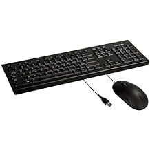 Targus Corporate USB Wired Keyboard & Mouse Bundle, Lightweight and Durable for Windows and Mac Devices BUS0067
