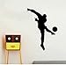 Il più bel calcio 36X50cm wall art sticker PVC materiale vinile adesivo adesivo rimovibile fai da te artigianato decorazione della casa carta da parati impermeabile