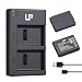 LP LP-E10 Battery Charger Pack, 2-Pack Battery & Dual Slot Charger, Compatible with Canon EOS Rebel T7, T6, T5, T3, T100, 4000D, 3000D, 2000D, 1500D, 1300D & More (Not for T3i T5i T6i T6s T7i)