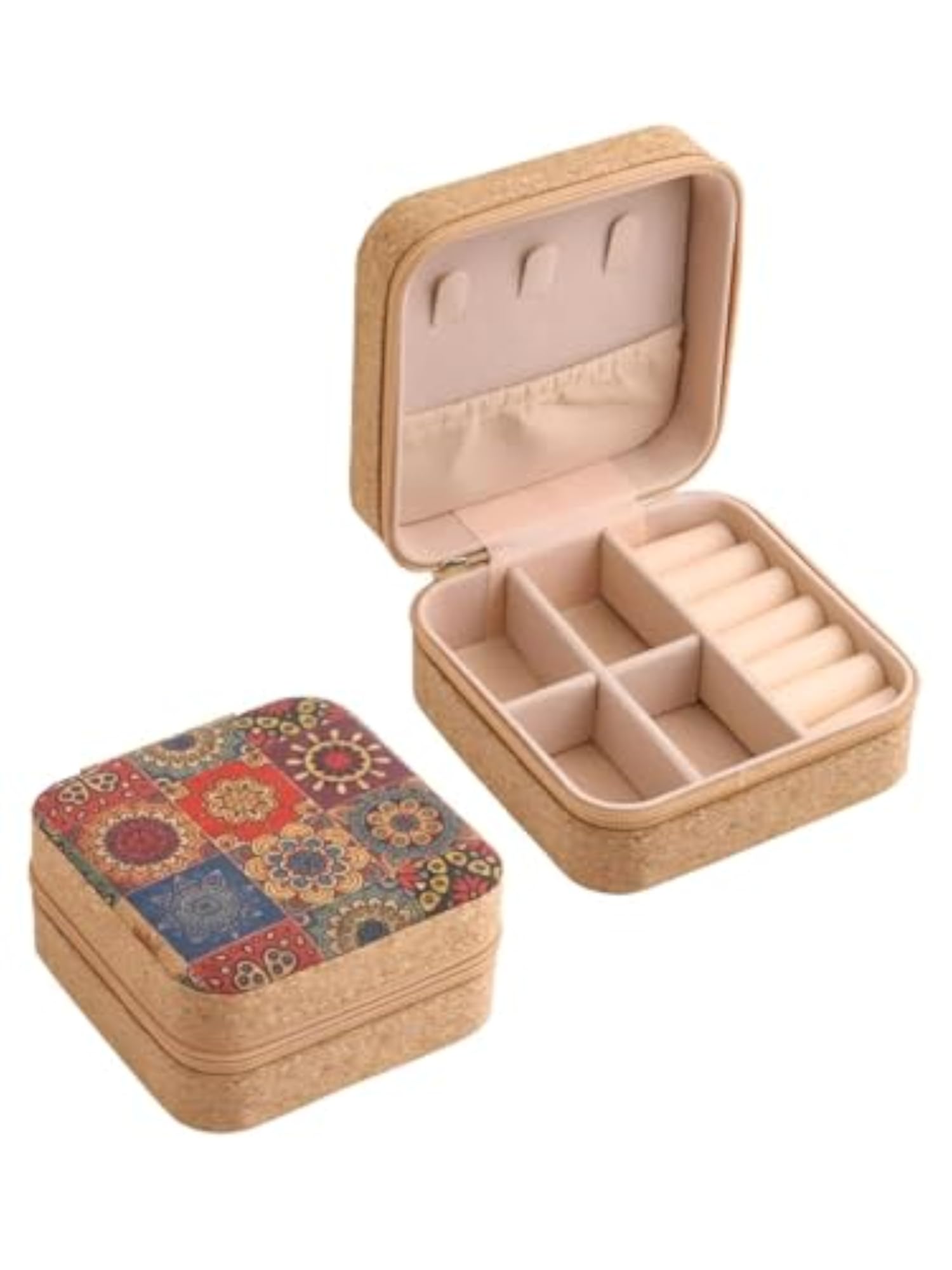 Travel Jewelry Box, Portable Retro Storage Box