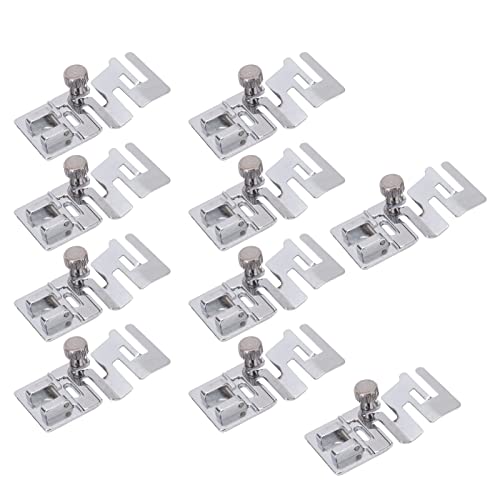10 Piezas Pie Prensatelas para Cinta Elástica en Máquina de Coser miniatura 7