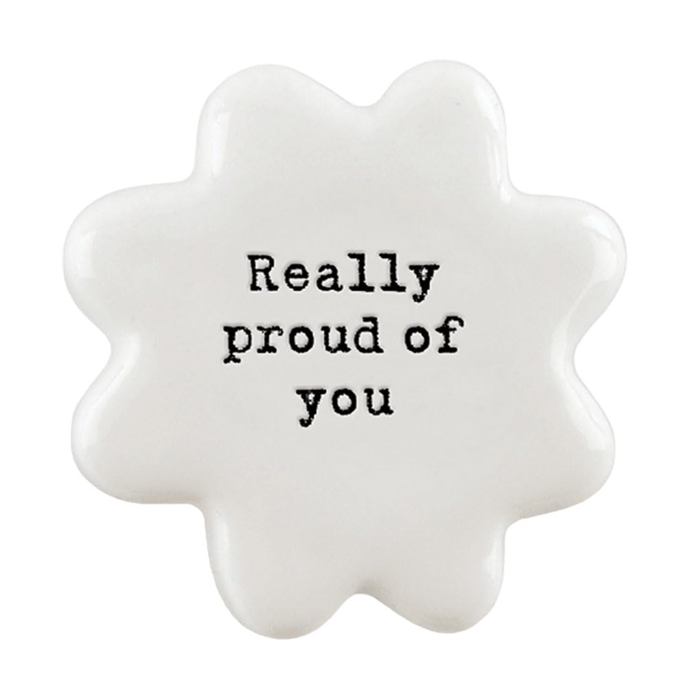 That's Crackers! Really Proud Of You | Ceramic Flower Token | Mini Gift | Cracker Filler