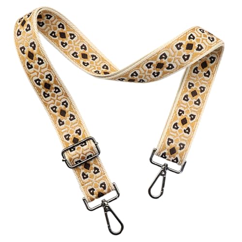 Image of Wide Purse Strap Replacement Crossbody Canvas Shoulder Bag, Universal Adjustable Straps for Bags(55 inchLong)