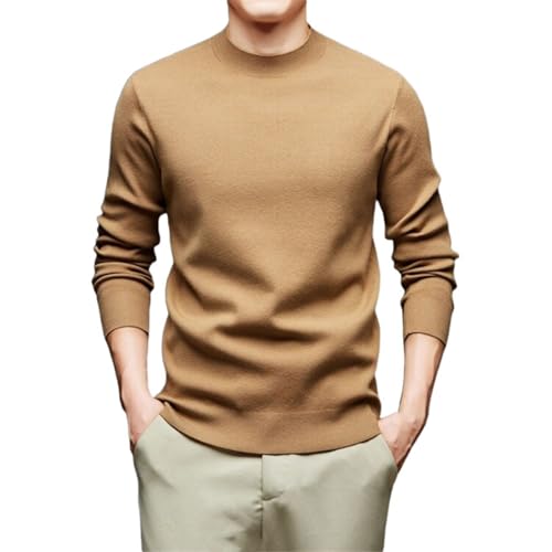Men's Sweater Half-High Collar Leisure Underwear Men's Long Sleeve Knitted Sweater Men's Clothing