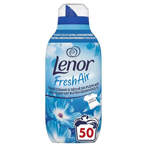 Lenor Fresh Air Adoucissant 50 Lavages, Fraîcheur Matinale - Fraîcheur Ultra Concentrée