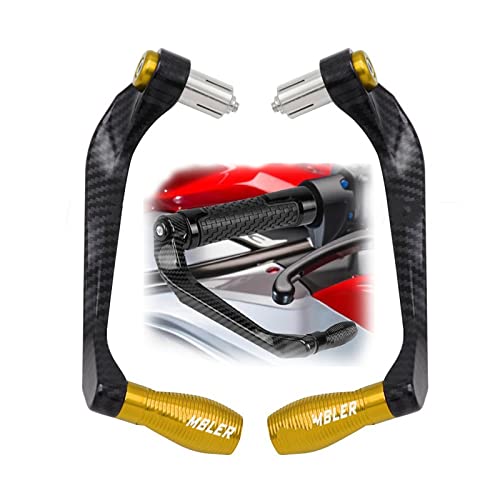 Protège-mains moto Ducati Scrambler 400 800 guidon couleur or